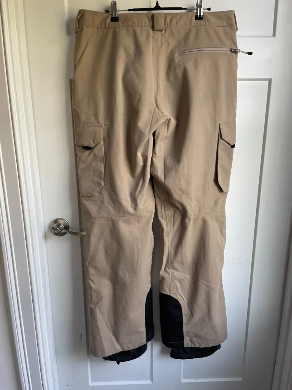 Marmot Rosco Men's Large Ski Pants Khaki Tan Cargo Waterproof Snowboard L